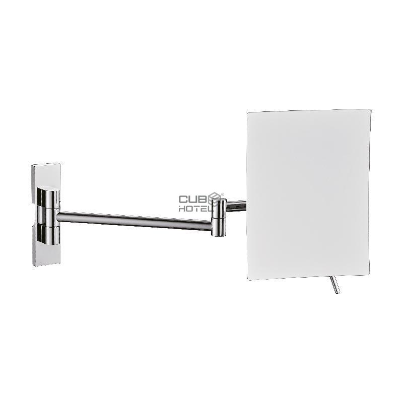 Square Toilet Mirror 3X Magnification with Arm